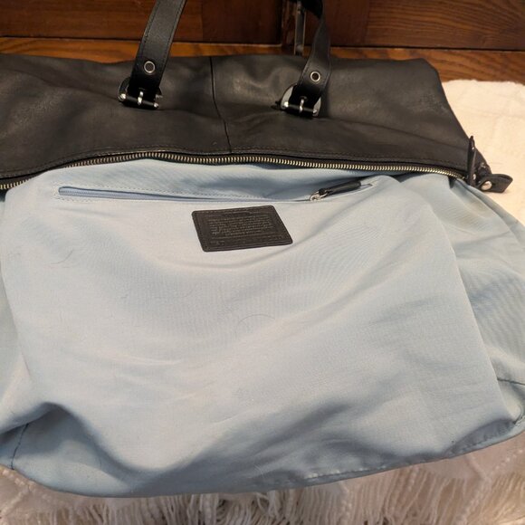 Coach Soho Black Two Way Leather Satchel F172202 - Picture 14 of 15